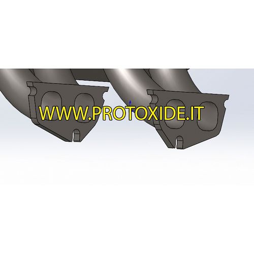 Flangia collettore aspirazione alluminio Renault 5 Gt Turbo Flange collettori di aspirazione e corpi farfallati alluminio