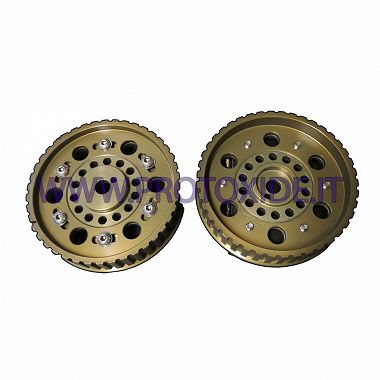 Adjustable pulleys for camshafts Fiat 124 - Fiat 131 model with belt guard for camshaft timing Adjustable camshaft pulleys, m...