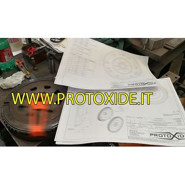 Kit volano monomassa frizione rinforzata Renault Clio 3.000 V6 phase 1- 2 alleggerito Kit volano acciaio frizione rinforzata