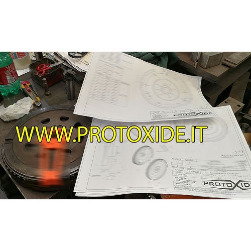 Kit volano monomassa frizione rinforzata Renault Clio 3.000 V6 phase 1- 2 alleggerito Kit volano acciaio frizione rinforzata