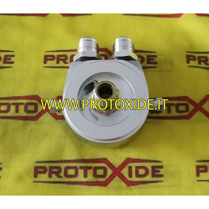 Adaptador sanduíche para radiador de óleo para motores a gasolina Suzuki 1000-1300-1600 8 - 16v Suportes de filtro de óleo e