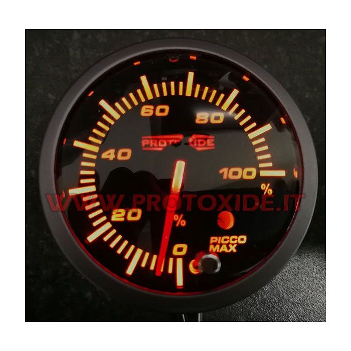 Indicator manometru procent % deschidere clapetei sau alt semnal 0-5 volți rotund 60 mm 60 mm rotund Instrumente