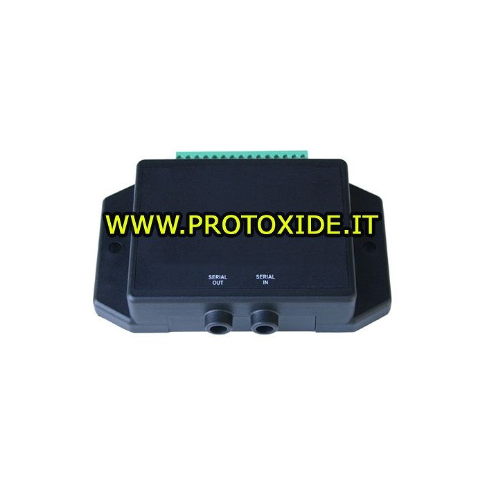 Interfaccia per acquisizione 4 ingressi 0-5 volt con SD-CARD alimentazione 12 volt DC Acquisizione dati