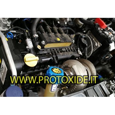 Çelik egzoz manifoldu Turbo Dönüşüm Fiat Panda ve Fiat 500 1200- İtfaiye turbo yüksek konumu Turbo Benzinli motorlar için çel...