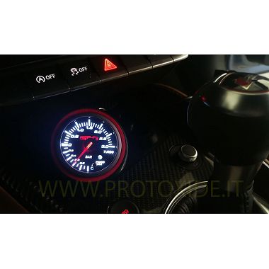 Audi TT- TTRS οπή υποδοχής μανόμετρου 52-60mm για μανόμετρο με κόκκινο δακτύλιο Υποδοχές οργάνων και πλαίσια για όργανα