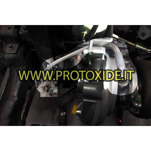 Furtun de ulei în ciorap metalic pentru motoare Fiat FIRE 500-600, Lancia Y transformate în turbo cu motor 1100-1200 8v Țevi ...