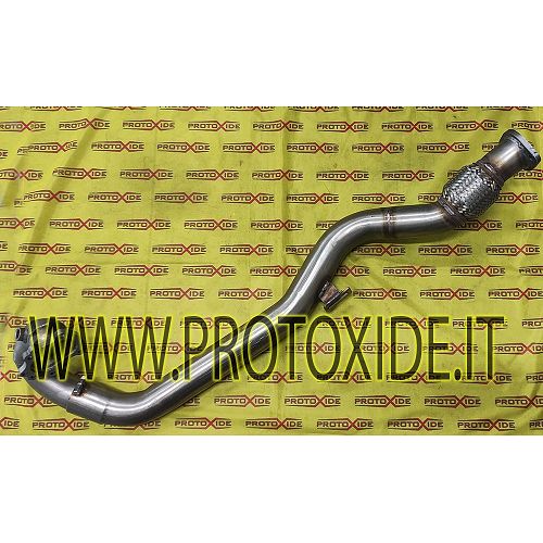 Tubo de escape longo em aço inoxidável Fiat Coupè 2000 20v Turbo GT28 -GTX28 Motores a gasolina turbo downpipe