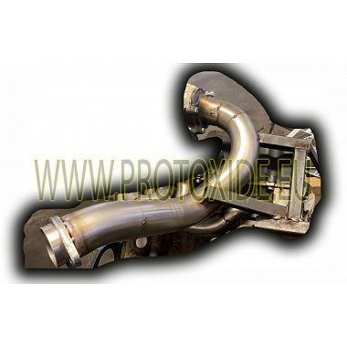 Conductă de evacuare Mini Cooper R53 transformată în GT28 turbo - TD04 cu galerie de evacuare înaltă ProtoXide Downpipe for g...