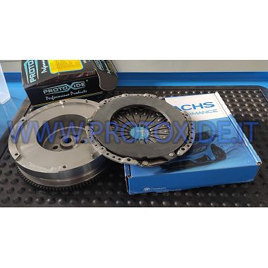 Kit volante monomassa em aço com embreagem reforçada Alfa Romeo Giulia 2200 Turbodiesel Kit volante de aço com embreagem refo...