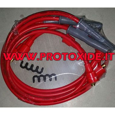 copy of Cables de alambre de chispa Alfaromeo 75 1800 turbo rojo alta conductividad Cables de vela específicos para automóviles