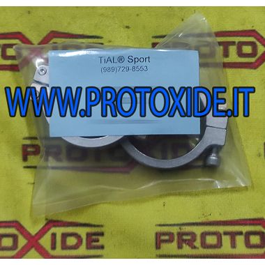 Braçadeira Vband para Tial MVS 38 wastegate INPUT Gravatas e anéis V-Band