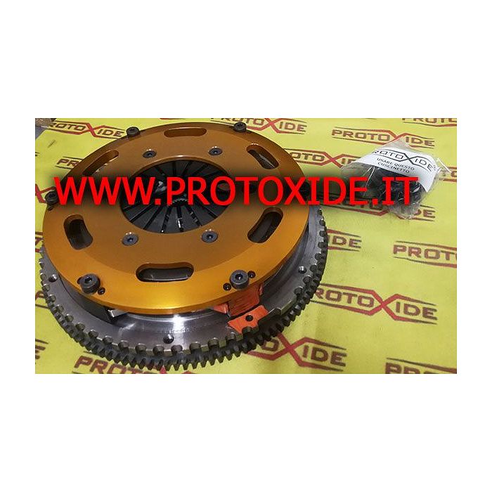 Steel flywheel with copper clutch reinforced Ergal pressure plate Renault Clio 1800 - 2000 Williams Steel flywheel kit clutch