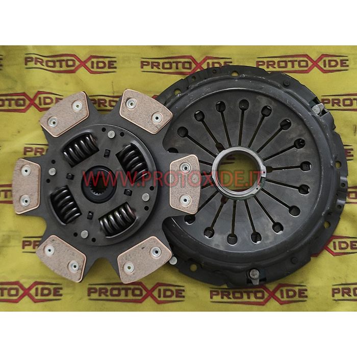 Reinforced single plate clutch kit with 6 copper plates for Lancia Delta 16V Turbo Reinforced clutches kit