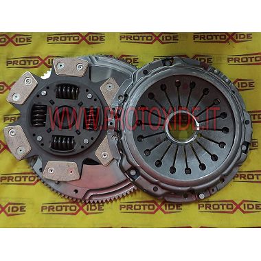 Kit Frizione rinforzata in rame con volano acciaio alleggerito Fiat Coupe 2.000 20v turbo Kit volano acciaio con frizione rin...