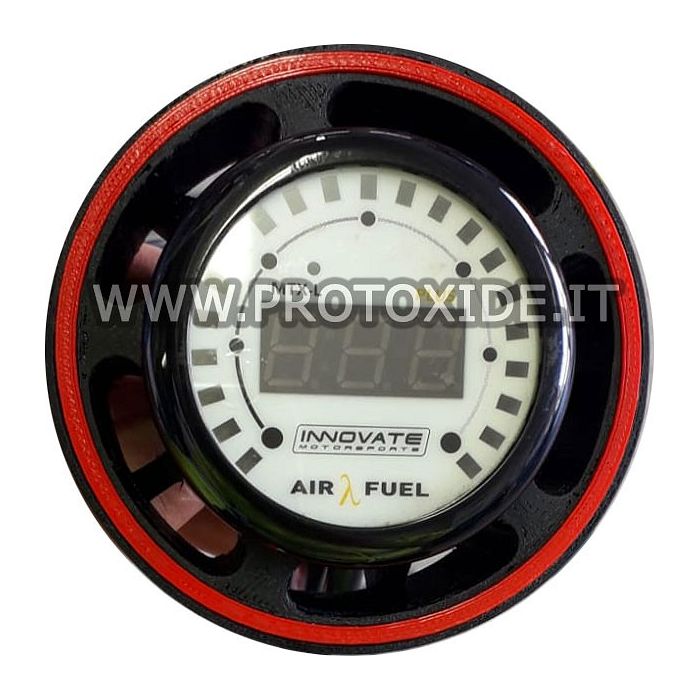 Portastrumento bocchetta aria Fiat 500 Abarth per manometro rotondo 60mm Instrument holders and frames for instruments