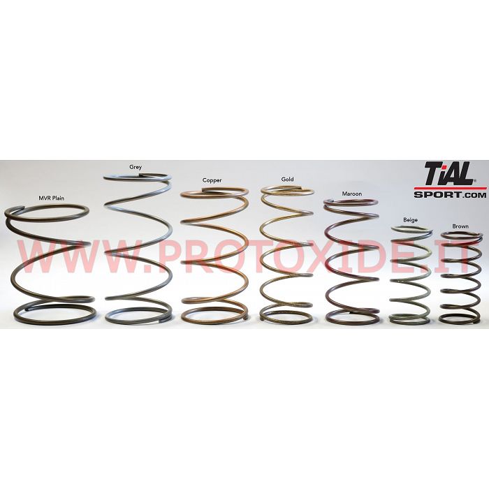 Kit de mola de válvula de descarga externa TialSport MVS 38mm Wastegate externo