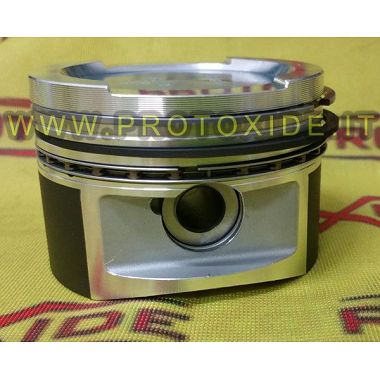 Pistões descomprimidos prensados para transformação de motor Turbo FIAT FIRE 1100 8V Forged Car Pistons