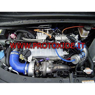 Hyunday i10 1100 için Turbo dönüştürme kiti HARİCİ TURBO MOTOR PARÇALARI Motor yükseltme kiti