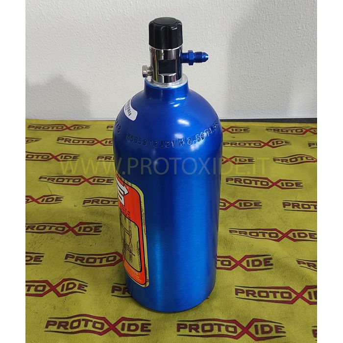 NOS nitrous oxide cylinder for motorcycles - scooters 1 kg aluminum EMPTY Nitrous oxide cylinders