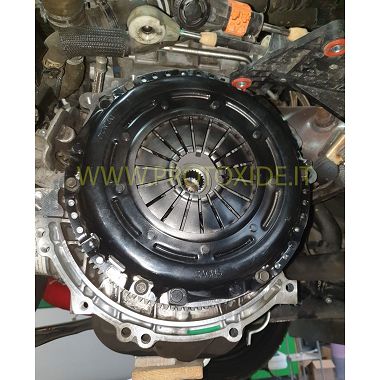 مجموعة دولاب الموازنة الفولاذية أحادية الكتلة مع القابض المقوى Ford Fiesta ST MK8 1500 12v Turbo 200hp 3 اسطوانات طقم دولاب ا...