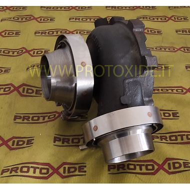 Kit de braçadeira de flange Vband para entrada de gases de escape do turbocompressor Garrett GT2260 e saída do silenciador de