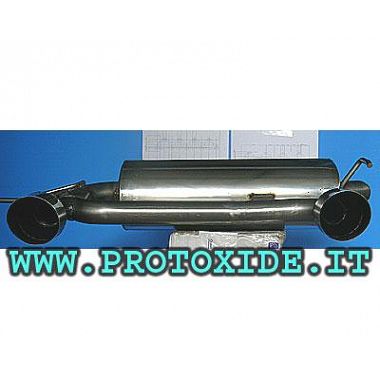 Audi TT 225 Dual rear exhaust exit 100mm Stainless Steel