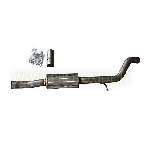 Escapament central Renault Clio 4 RS 1600 silenciador d'acer inoxidable silenciador sobredimensionat Downpipe motors de