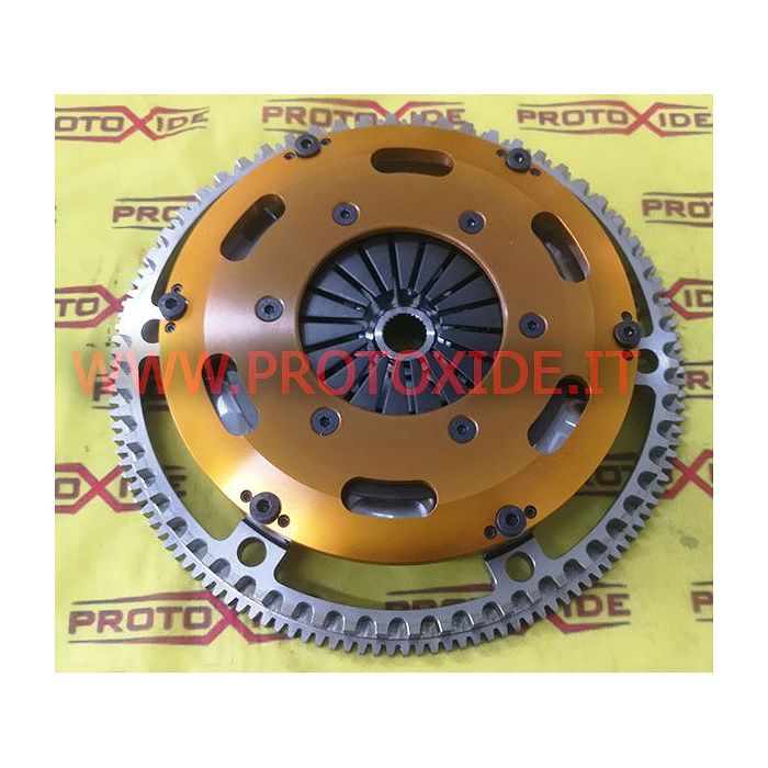 طقم دولاب الموازنة خفيف الوزن Renault Clio 3 RS3 200 - 203hp R3 قابض مقوى بالفولاذ النحاسي SADEV GEARBOX طقم دولاب الموازنة من