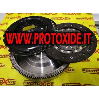 Single mass flywheel kit with reinforced clutch Fiat Tipo T-jet 1400 120hp Turbo lightened steel Steel flywheel kit with rein...