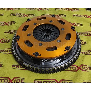 Double disc steel clutch flywheel kit reinforced in copper Renault 5 Gt Turbo double disc Double disc steel clutch flywheel