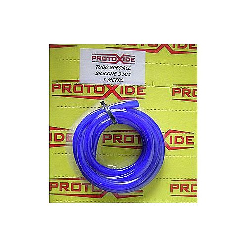 Blue silicone tube 3 mm recommended Straight silicone hose sleeves