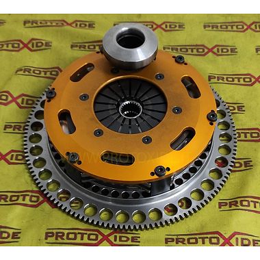 Steel clutch flywheel kit Ford Sierra - Ford Escort Cosworth 2000 16v Turbo Reinforced double disc clutch steel flywheel kit