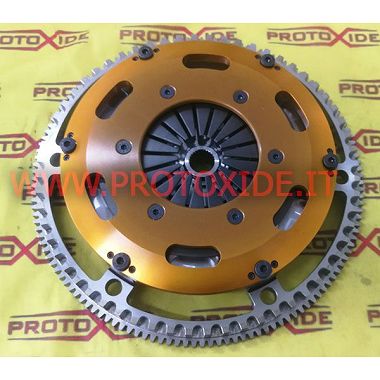 Lightweight flywheel kit Renault Clio 3 RS3 197 - 200 - 203hp reinforced clutch BIDISCO copper in ergal Steel flywheel kit...