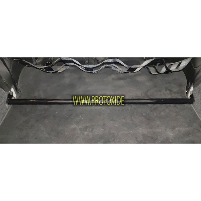 Internal rear strut bar Fiat 500 Abarth behind seats, reinforced support Reinforced supports, Gear levers