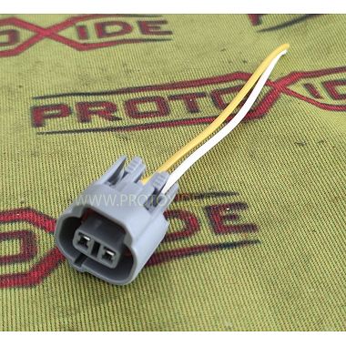 Connettore maschio 2 vie per ATTUATORI solenoidi Denso motori Mitsubishi Connettori elettrici automotive