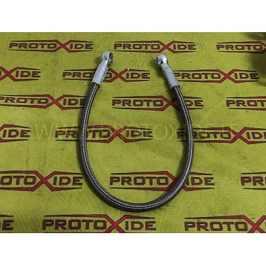 Oil delivery pipe Fiat Coupè 2000 20v Turbo with original turbo in metal braiding Oil pipes and fittings for turbochargers