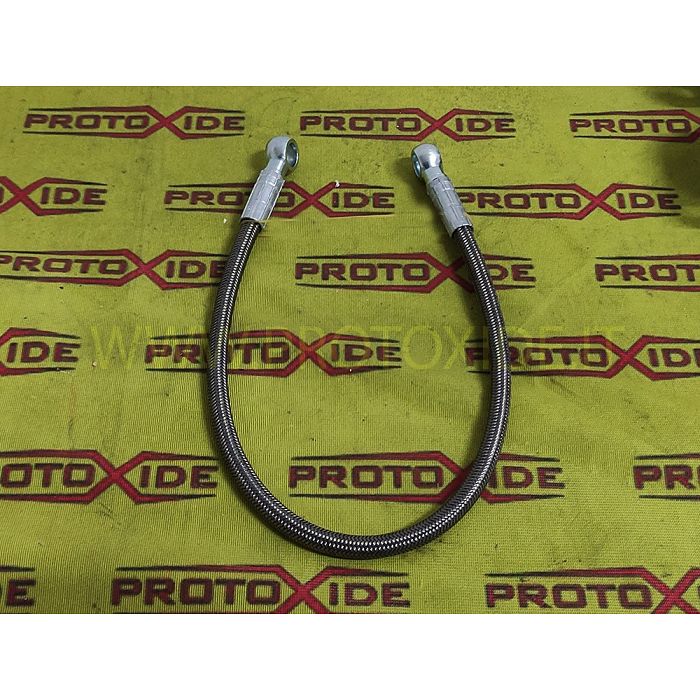 Oil delivery pipe Fiat Coupè 2000 20v Turbo with original turbo in metal braiding Oil pipes and fittings for turbochargers