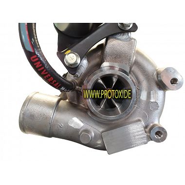 TD04 ProtoXide turbo Fiat Uno Turbo 1300 met downpipe Racing lager turbo's