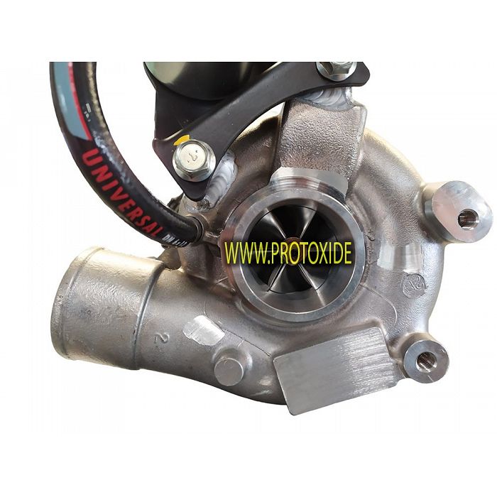 TD04 ProtoXide Fiat Uno Turbo 1300 Turbocharger with downpipe Racing bearing turbochargers