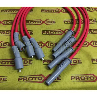 Peugeot 106 1300 rallye vermell d'alta conductivitat cables d'espurna 8,5 mm Cables específics de bugia per a cotxes