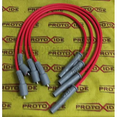 Cables de bujía de alta conductividad Peugeot 106 1300 rallye rojo 8,5 mm Cables de bujía específicos para coche