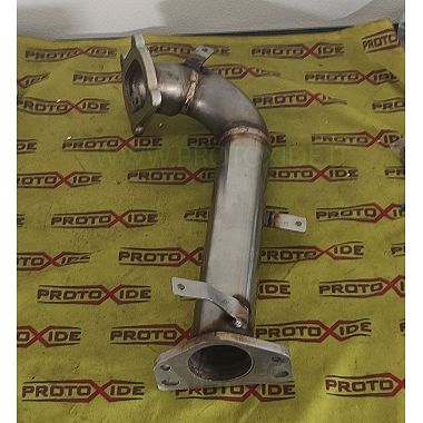 Downpipe scarico libero non catalizzato Grande Punto Fiat 500 Abarth 1400 per Turbo Originale IHI Acciaio Inox Downpipe motor...