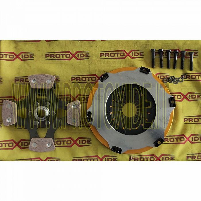 Single disc copper clutch Fiat 500- 600 1100 8v Fire engines Reinforced clutches pressure plate and ferodo and sintered copper