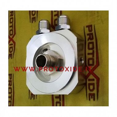 Oil cooler sandwich adapter Fiat Iveco 4000 Turbodiesel engine Oil filter supports and accessories for oil cooler san...