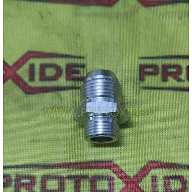 Nipple 10AN 18X1.5 Ergal light alloy male fitting Aeronautical fittings for petrol - oil - water pipes