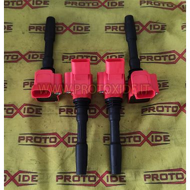 Bobina mejorada roja Audi TT VW Golf 2000 TFSI Bobinas de alto voltaje Encendidos electrónicos y bobinas mejoradas