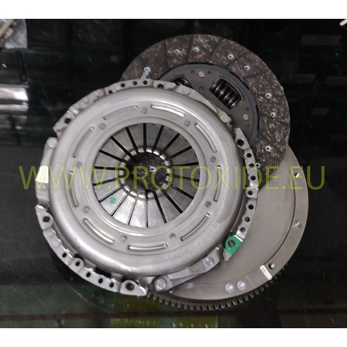 Steel single mass flywheel kit with reinforced clutch Alfa 159 2000 - Croma 2000 JTDM 16v 150 Hp F40 gearbox Steel flywheel k...