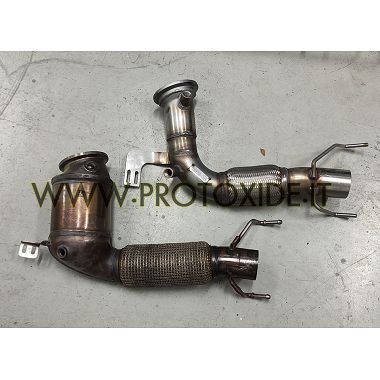 Bajante de escape libre Mini Cooper F56 S 2000 Turbo - JCW Downpipe de acero sobredimensionado motores turbo gasolina