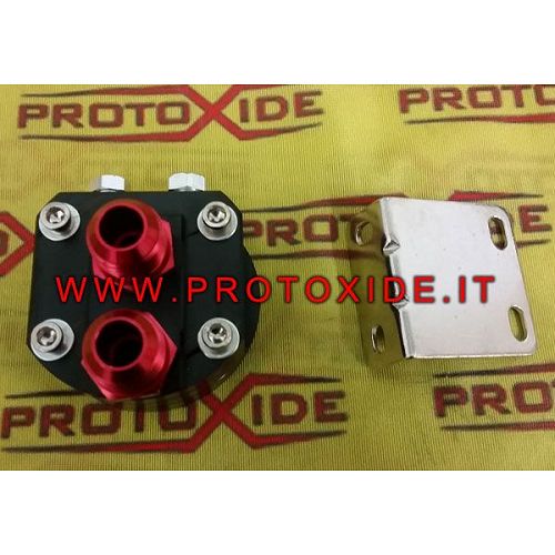 Kit de baza adaptor pentru mutarea filtrului de ulei Peugeot 106 1600 8-16v Rallye Citroen Saxò suport filtru si suport