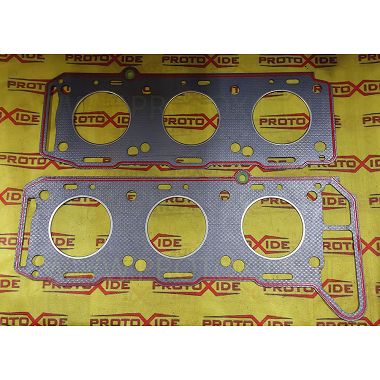 Reinforced cylinder head gaskets Alfa GTV 2.000 V6 Turbo with separate support rings Reinforced Head gaskets with Support Ring